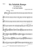 Six Yuletide Romps - Violin 1