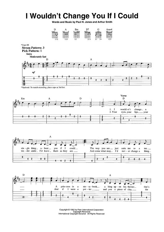 I Wouldn't Change You If I Could