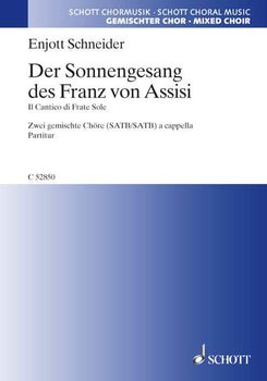 Der Sonnengesang des Franz von Assisi - Choral Score