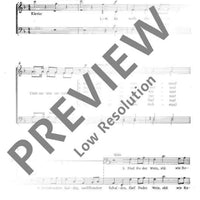 Bei meinem Liebchen wär' ich gern - Choral Score