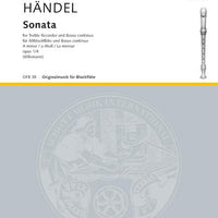 Sonata No.4 in A minor, from Four Sonatas in A minor