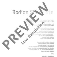 Boyarina Morozova - Full Score