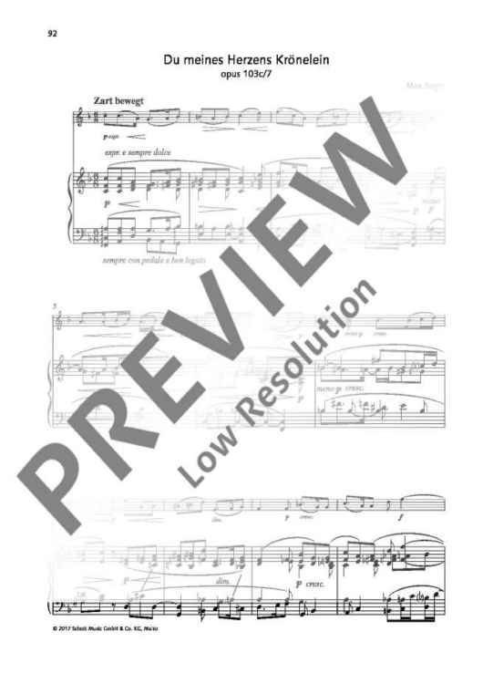 Du meines Herzens Krönelein