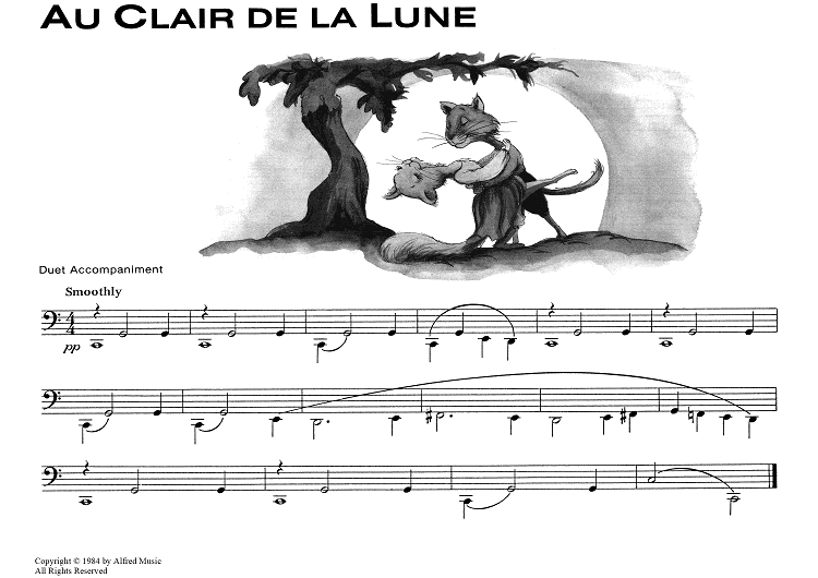 Au Clair de la Lune