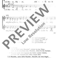 Kad si bila mala Mare - Choral Score