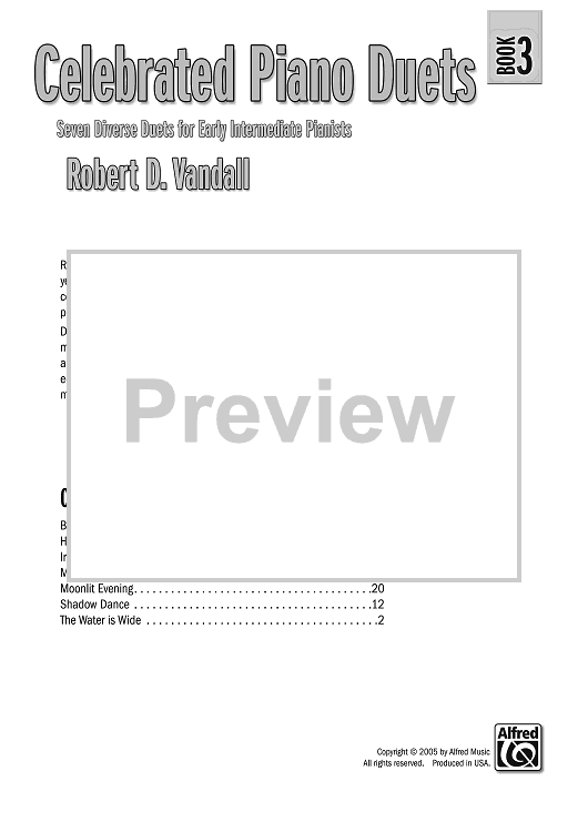 Title Page and Contents - Bonus Material