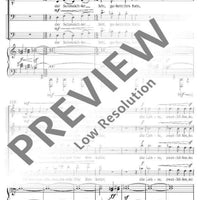 Der Rabe und der Fuchs - Choral Score