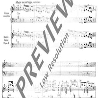 Organ Concerto No. 11 G Minor - Organ Reduction