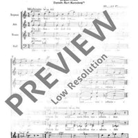 Fünf Chöre - Choral Score