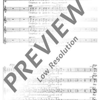 Drei französische Chöre - Choral Score