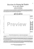 Contents and Directions - Bonus Material