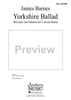 Yorkshire Ballad for Band, 2nd Edition - Full Score