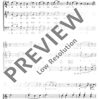 Fünf Weihnachtslieder - Choral Score