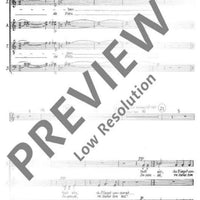 Kantate Nr. 6 - Choral Score