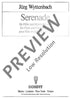 Sérénade - Performing Score