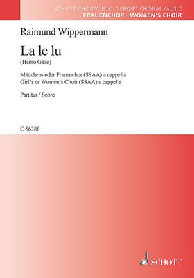 La le lu - Choral Score