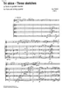 3 sketches - Score