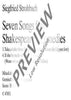 Seven Songs from Shakespeare's Comedies - Choral Score