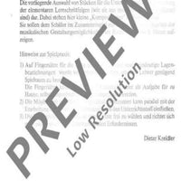 Elf Stücke für den Anfang - Performing Score