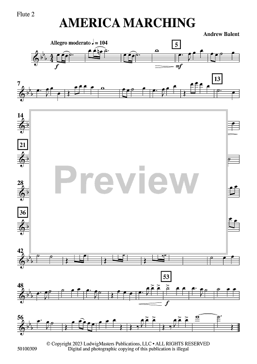 America Marching - Flute 2