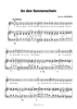 An den Sonnenschein, Op. 36, No. 4