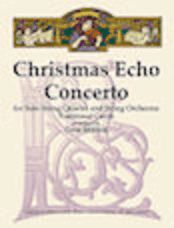 Christmas Echo Concerto for Solo String Quartet and String Orchestra - Violin 2