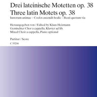 Three Latin Motets - Choral Score