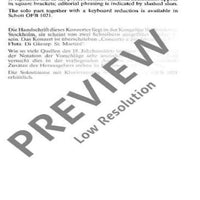 Concerto F Major - Score