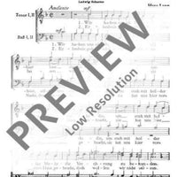 Zwei Ständchen - Choral Score