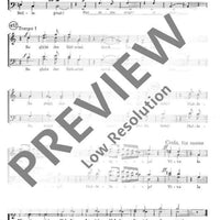 Cantata concertante - Choral Score