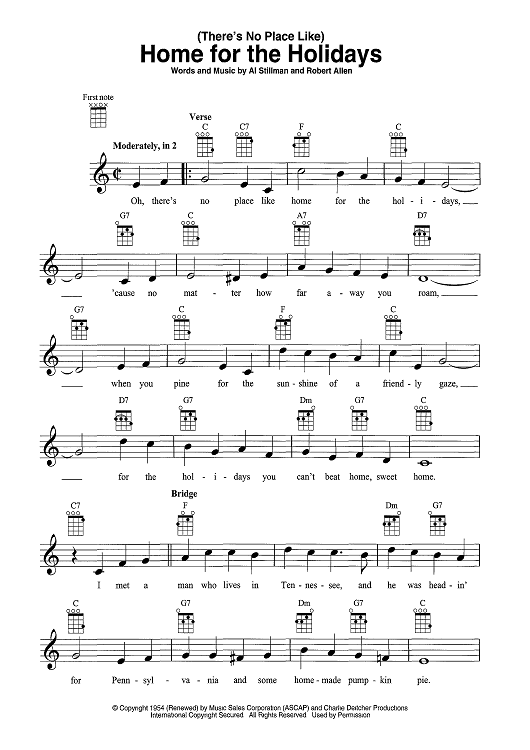 (There's No Place Like) Home For The Holidays