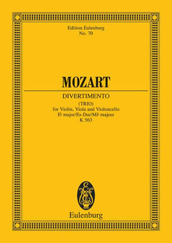 Divertimento Eb major - Full Score