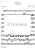 Three Part Sinfonia No.12 BWV 798 A Major - Tenor Saxophone