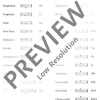 Percussion Quartet - Performing Score