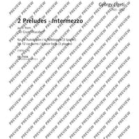 2 Preludes and Intermezzo from "Le Grand Macabre" - Performing Score