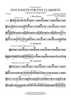 Five Dances for Five Clarinets - Eb Clarinet