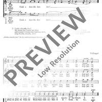 Europäische Volks- und Kinderlieder - Choral Score