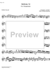 Three Part Sinfonia No.14 BWV 800 Bb Major - Baritone Saxophone
