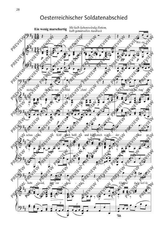 Oesterreichischer Soldatenabschied