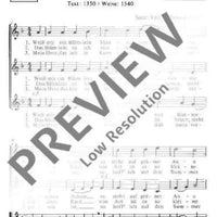 O Tannenbaum / Weiß mir ein Blümlein blaue - Choral Score