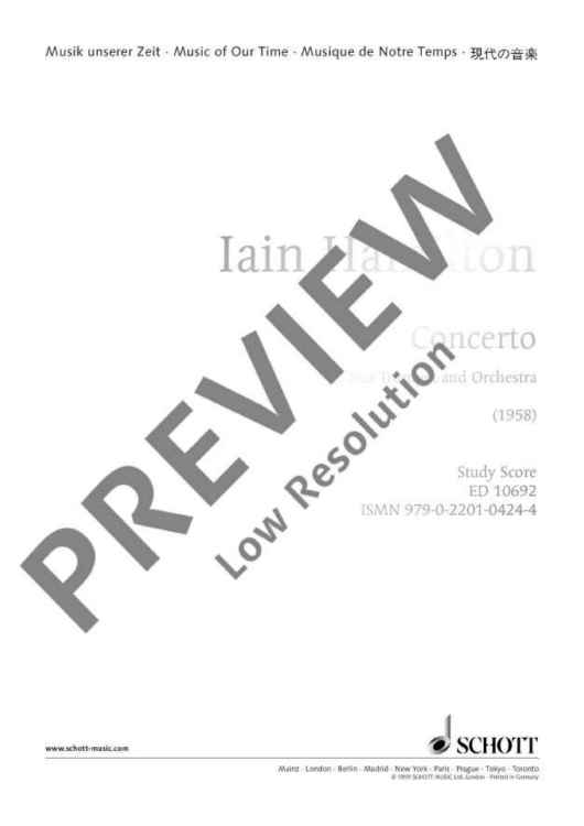 concerto - Full Score