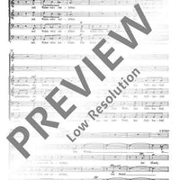 Nachts - Choral Score