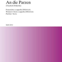 An die Parzen - Choral Score