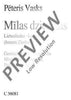 Milas dziesmas - Choral Score
