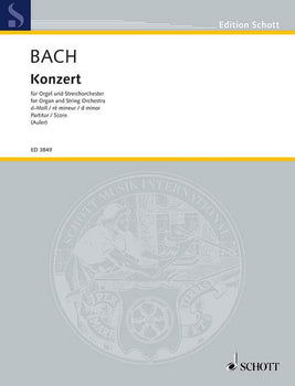 Concerto d minor - Score