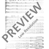 Wer sich die Musik erkiest - Choral Score