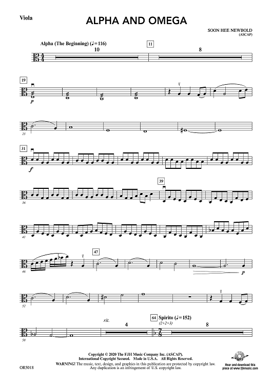 Alpha and Omega - Viola