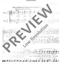 Auf das Trinkglas eines verstorbenen Freundes - Choral Score