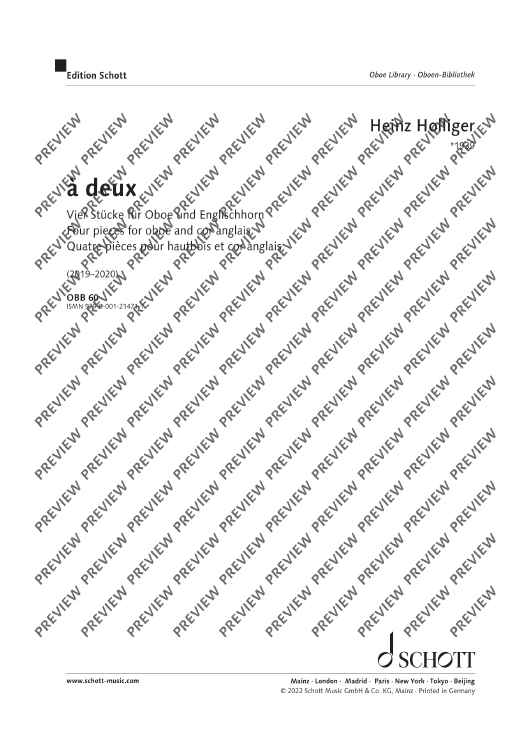 á deux - Performing Score