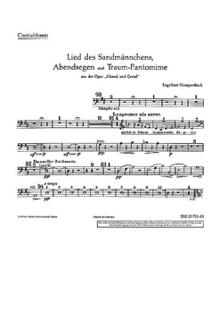 Lied des Sandmännchens - Double Bass